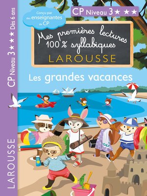 cover image of Niveau 3 Les grandes vacances
